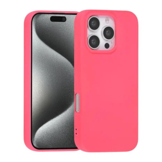 TUNIQ iPhone 16 Pro R&uuml;ckcover H&uuml;lle TPU - Fuchsia