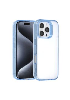 TUNIQ iPhone 16 Pro Rückcover Hülle Silikon - Blau