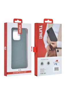 TUNIQ iPhone 16 Pro R&uuml;ckcover H&uuml;lle Silikon - Gr&uuml;n