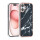 Handyh&uuml;lle f&uuml;r iPhone 16 Plus Back-Cover Marmor-Schwarz Eleganter Schutz