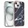 TUNIQ iPhone 15 Back-Cover in Marmor-Schwarz