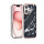 Apple iPhone 16 Backcover Handyh&uuml;lle Cover Marmor-Schwarz