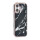Handyh&uuml;lle f&uuml;r iPhone 16 Back Cover in Marmor Schwarz Eleganter Schutz