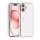 UNIQ iPhone 16 Plus Back-Cover Marmor-Wei&szlig; Eleganter Edel