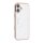 UNIQ iPhone 16 Plus Back-Cover Marmor-Wei&szlig; Eleganter Edel