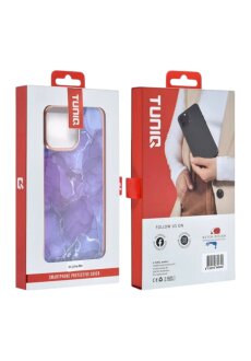 TUNIQ iPhone 16 Pro Max Back-Cover in Marmor-Lila