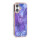 Apple iPhone 16 Backcover Marmor-Lila Handyh&uuml;lle