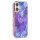 Apple iPhone 16 Backcover Marmor-Lila Handyh&uuml;lle