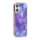 UNIQ iPhone 16 Back Cover Marmor Lila elegant
