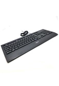 logitech Keyboard K280e  Slim Design Tasten DE