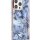 iPhone 15 TPU Handy H&uuml;lle Marmor Grau-Blau Back Cover Sto&szlig;fest Case