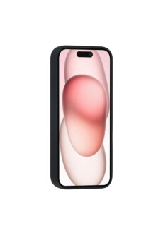 Apple iPhone 16 Backcover Schwarz Silikon Case, Sto&szlig;fest &amp; Kratzfest