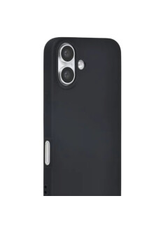 Apple iPhone 16 Backcover Schwarz Silikon Case, Sto&szlig;fest &amp; Kratzfest