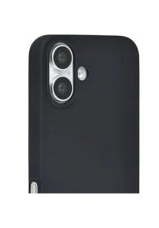 Apple iPhone 16 Backcover Schwarz Silikon Case, Sto&szlig;fest &amp; Kratzfest