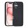 UNIQ iPhone 16 Back-Cover Schwarz Silikon Case, Sto&szlig;fest &amp; Kratzfest