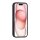 UNIQ iPhone 16 Back-Cover Schwarz Silikon Case, Sto&szlig;fest &amp; Kratzfest