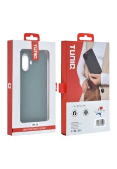 UNIQ iPhone 16 Back Cover Marmor Grün elegant