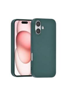 UNIQ iPhone 16 Back Cover Marmor Gr&uuml;n elegant