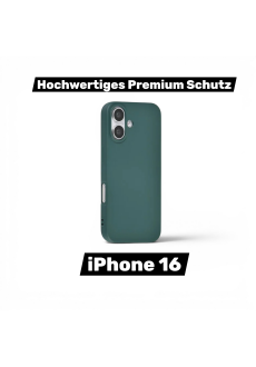 UNIQ iPhone 16 Back Cover Marmor Gr&uuml;n elegant