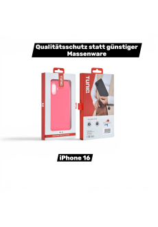 UNIQ iPhone 16 Back Cover Marmor Pink elegant