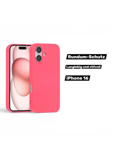 UNIQ iPhone 16 Back Cover Marmor Pink elegant