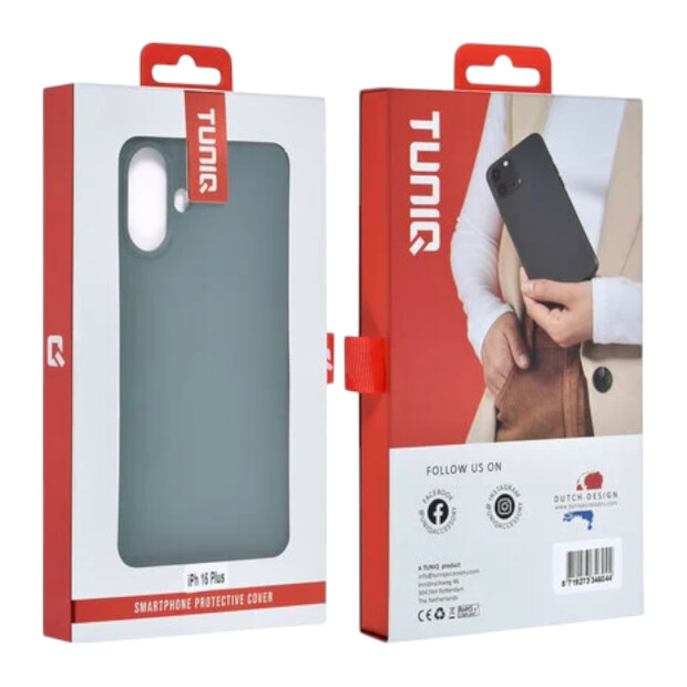 UNIQ iPhone 16 Plus Back-Cover in Gr&uuml;n Eleganter Schutz