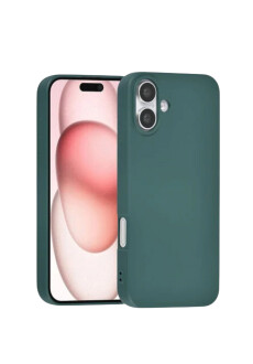 Apple iPhone 16 Plus Handyh&uuml;lle Backcover Gr&uuml;n