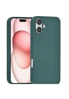 Apple iPhone 16 Plus Handyh&uuml;lle Backcover Gr&uuml;n