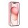 TUNIQ Handyh&uuml;lle f&uuml;r iPhone 16 Plus Back-Cover in Rosa Eleganter Schutz