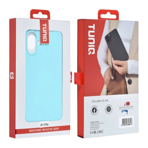 UNIQ iPhone 16 Plus Back-Cover in Blau