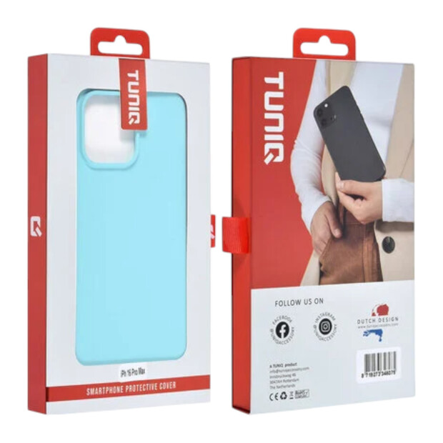 UNIQ iPhone 16 Pro Max Back-Cover in Blau Eleganter Schutz