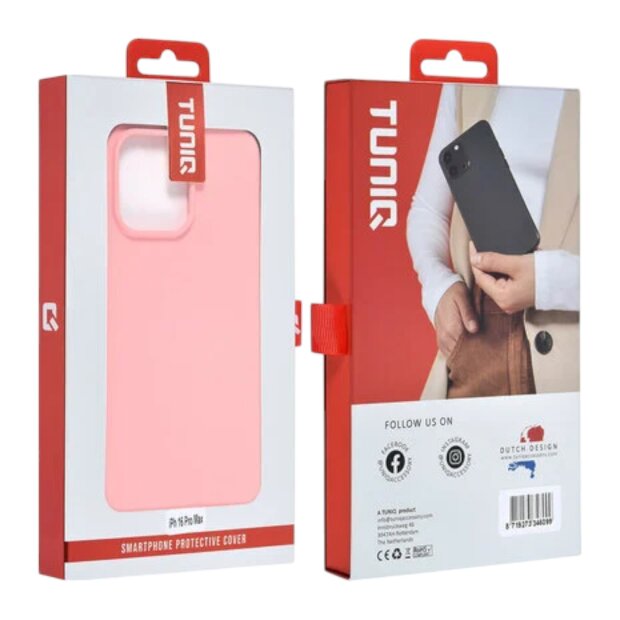 TUNIQ iPhone 16 Pro Max Back-Cover in Rosa