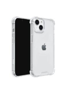 iPhone 15 Handy H&uuml;lle Transparent Anti Shock Sto&szlig;fest Kamera Schutz Case