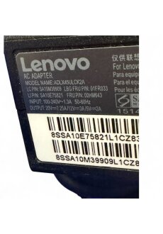 Original Lenovo USB-C Netzteil 45W ADLX45ULCK2A 20V 2,25A UK-Stecker