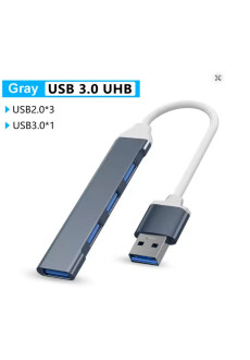 4-in-1 USB-A Hub mit USB 3.0  Docking Station For Tablett...