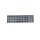 Universal Tastaturaufkleber Schwarz Matt Set