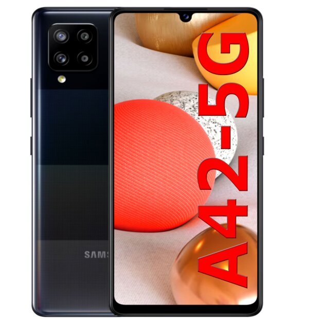 Samsung Galaxy A42 128GB | Dual SIM | Refurbished |Schwarz | (SM-A426B)