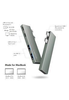 LogiLink UA0399 USB-C Dockingstation &ndash; Power Delivery &ndash; f&uuml;r Apple &amp; USB-C Ger&auml;te