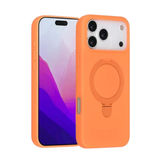 UNIQ iPhone 17 Pro Max Case MagSafe Silikonh&uuml;lle mit Ring St&auml;nder