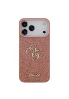 GUESS iPhone 17 Pro Max Hülle Big 4G Fixed Glitter...