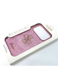 GUESS iPhone 17 Pro Max Hülle Big 4G Fixed Glitter...