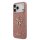 GUESS iPhone 17 Pro Max H&uuml;lle Big 4G Fixed Glitter Rosa Edel Elegante