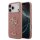 GUESS iPhone 17 Pro Max H&uuml;lle Big 4G Fixed Glitter Rosa Edel Elegante