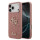 Handyh&uuml;lle Guess iPhone 17 Pro Max H&uuml;lle Big 4G Fixed Glitter Rosa Edel Elegante
