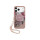 Handyh&uuml;lle Guess iPhone 17 Pro Max R&uuml;ck-Cover H&uuml;lle - Magsafe IML Blumen mit Perlenkette