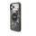 Handyh&uuml;lle Guess iPhone 17 Pro Max R&uuml;ck Cover H&uuml;lle Magsafe IML Blumen-Design mit Perlenband Schwarz