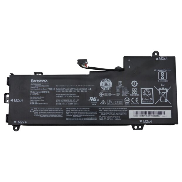 Original Lenovo Akku L14M2P24 &ndash; 7.6V 35Wh 4610mAh | E31