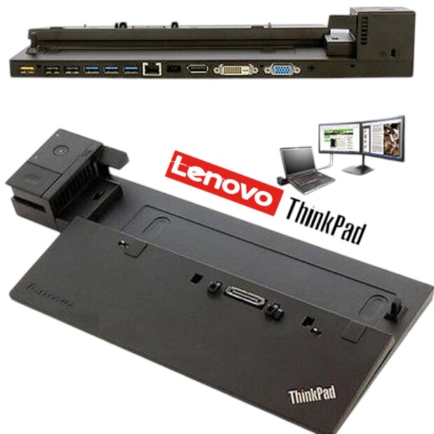 Lenovo ThinkPad Ultra Dock 40A1 f&uuml;r X240 X250 X260 X270 &ndash; Pro Port Replikator