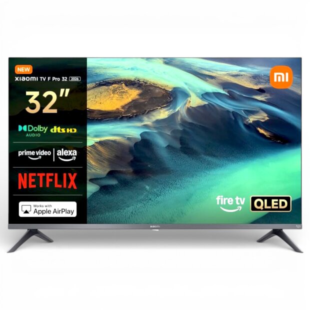 Xiaomi TV F Pro 32 Zoll QLED Smart TV &ndash; Fire OS 7, Alexa, AirPlay (L32MB-FPEU)