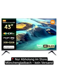 Xiaomi TV F Pro 43 | 4K UHD QLED Smart TV | Fire OS 8,...